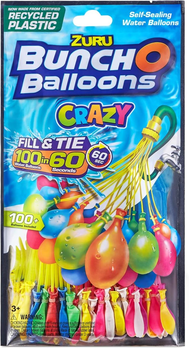 Bunch O Balloons Tropical Party 111 PCS Rapid-Filling Water Balloons